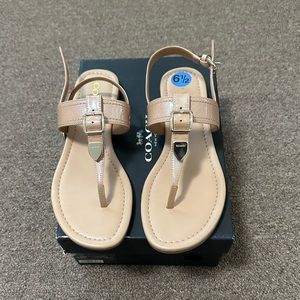 Coach open toed sandals